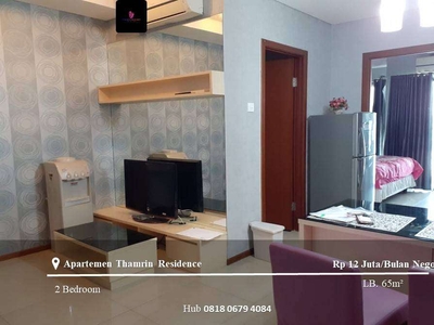 Sewa Apartement Thamrin Residence Middle Floor 2BR Furnished Tower A