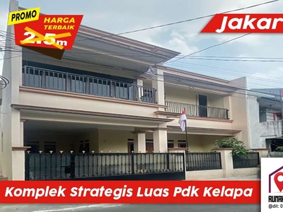 Strategis Luas Jl Lebar Pemda Kavling DKI Pondok Kelapa Jakarta Timur