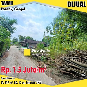 Tanah Jual Daerah Pondok, Grogol