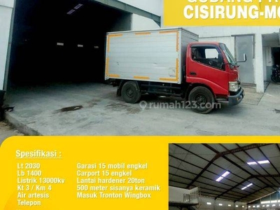 *For Sale/For Rent Jarang Ada Gudang Cisirung Moch Toha*