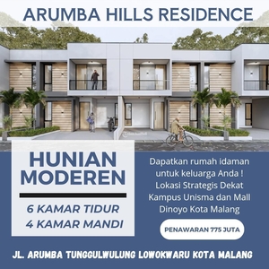 Promo Rumah 5 Menit Dari Taman Wisata Sengkaling Malang Unit C1