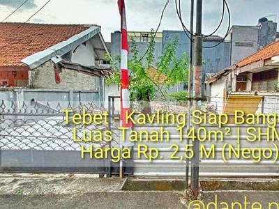 Tanah di Tebet Timur Dalam 8 Q, Jakarta Selatan SHM 140 m²