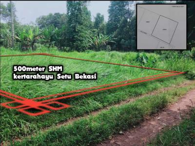 Tanah darat lt 500 m² SHM hak milik