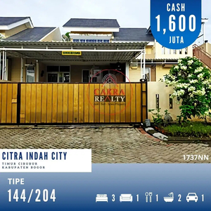 Citra Indah City Rumah real estate full renovasi siap huni