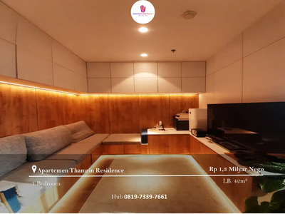Dijual Apartement Thamrin Residence Type L 1BR Furnished Tower C