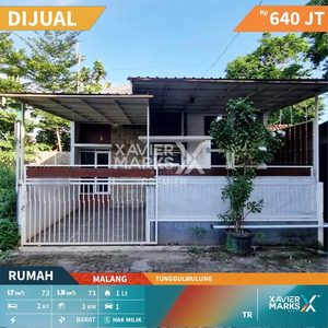 Dijual Cepat Rumah Siap Huni di Tunggulwulung Kota Malang