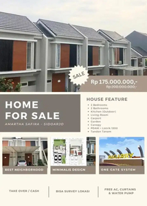 DIJUAL TAKEOVER RUMAH 2 LANTAI