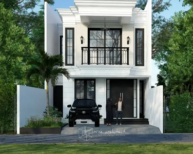 Dijual Rumah Baru Modern Classic on Progress di Pejaten Barat Jaksel