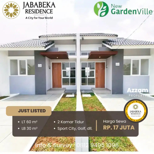 DISEWAKAN MURAH RUMAH NEW GARDENVILLE JABABEKA CIKARANG