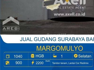 Gudang Margomulyo Dijual