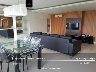Jual Apartemen Thamrin Executive Private Lift 3BR Full Furnished