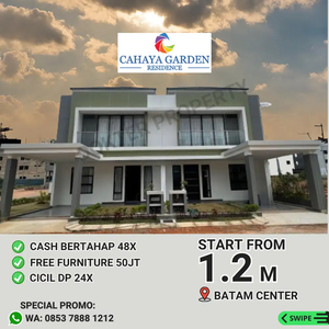 Promo Rumah Baru Cahaya Garden Batam Center