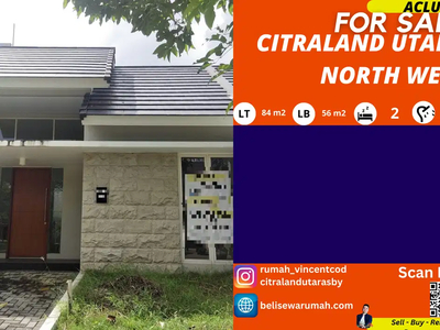 Rumah Baru Minimalis 1 Milyaran Citraland Surabaya Barat