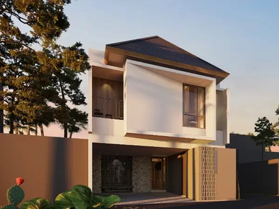 Rumah Baru Semi Villa 2 lantau di By pass Dekat Tol Bali Mandara