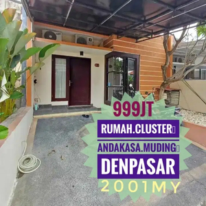 Rumah cluster furnished Andakasa Muding Kerobokan gatsu Denpasar barat