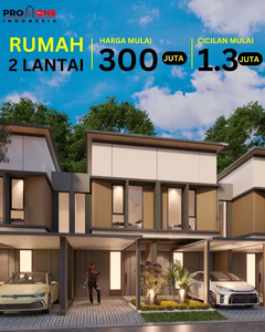 Rumah Modern 2 Lantai di Karawang