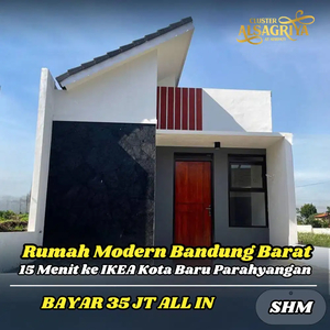 Rumah Modern Bandung Barat Dekat Kota Baru Parahyangan