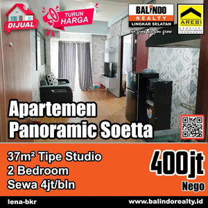 Termurah Apartemen Tamansari Panoramic Soekarno Hatta 2 Bedroom