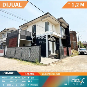 Termurah Dijual Rumah Hook 2 Lantai di Limboto Residence Malang