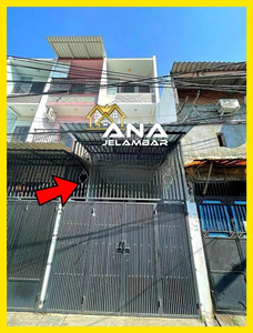 ANA rumah 3 lantai uk 3.3x15m siap huni di jelambar rc