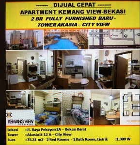 DI JUAL APARTMENT 2 KAMAR TIDUR