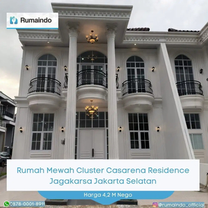 Dijual Rumah Mewah Cluster Casarena Residence Jagakarsa Jakarta Selata
