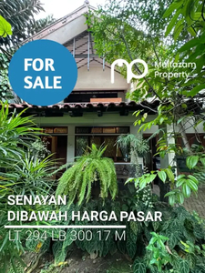 Dijual rumah murah di bawah harga pasar di senayan jakarta pusat