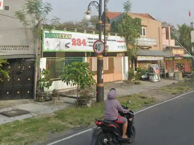 Dijual Rumah Usaha Nol Jalan Raya MERR Surabaya Strategis (2776)