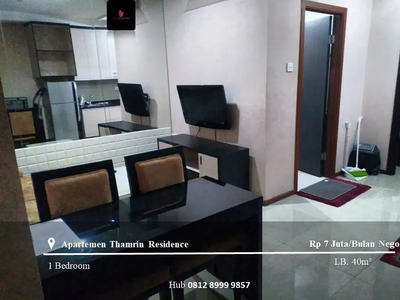 Disewakan Apartement Thamrin Residence Low Floor Type I 1BR Furnished
