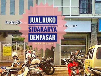 Jual ruko 3 lantai Sidakarya Denpasar Bali