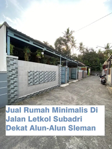 Jual Rumah Minimalis Di Jalan Letkol Subadri Dekat Alun-Alun Sleman