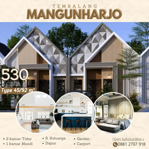 Jual rumah siap huni 2-3 bulan Mangunharjo Tembalang