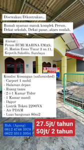 Kontrak Sewa Rumah daerah Marina Keputih ITS HANGTUAH Pakuwon city