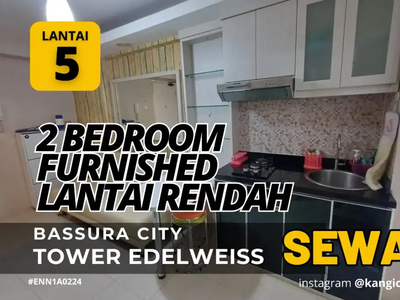 Lantai Rendah 2 Bed Furnished Tower E Apartemen Bassura City
