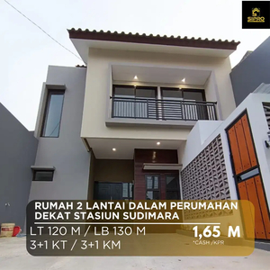 Rumah baru 2 lantai cantik dalam perumahan Bukit Nusa Indah Ciputat
