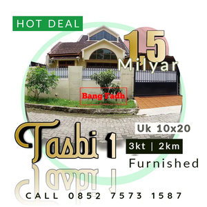 Rumah dijual komplek Tasbi 1 / tasbih 1 furnished