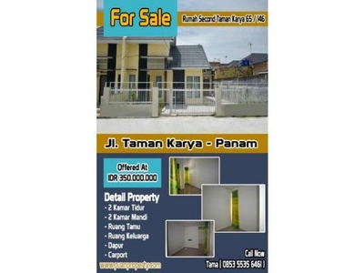 Rumah Dijual, Panam , Pekanbaru, Riau