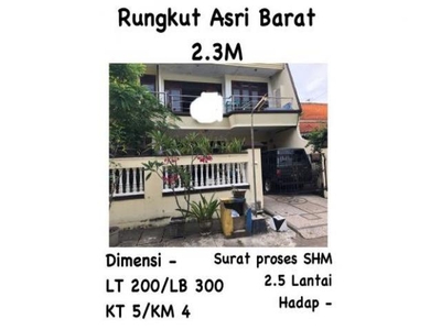 Rumah Dijual, Rungkut, Surabaya, Jawa Timur