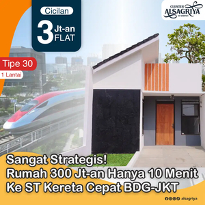 Rumah KPR Cimahi Dekat Kantor Pajak Soreang Cicilan Flat 3 JT-an