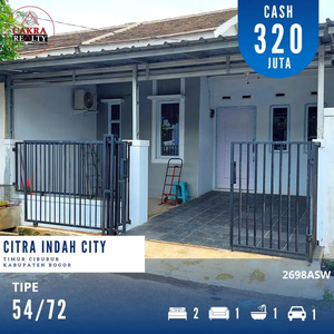 Rumah Minimalis Murah 54/72 Citra Indah Jonggol Cileungsi Cibubur