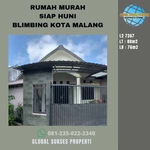 Rumah Murah dan nyaman di Blimbing Malang