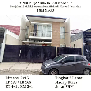 Rumah Pondok Tjandra / Candra Manggis Siap Huni Baru SHM dkt Raya Merr