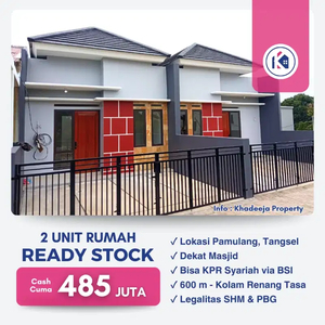 Rumah Ready di Pondok Benda, Pamulang, Tangerang Selatan