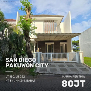 Rumah San Diego Pakuwon City, Siap Huni, Minimalis