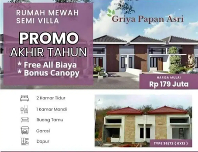 Rumah Siap Huni di GRIYA PAPAN ASRI MOJOSARI ARAH PACET Harga Promoo