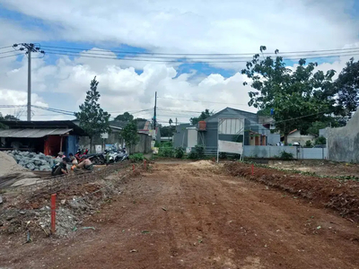 Tanah Pondok Rajeg Nempel GDC Pinggir Jalan Aspal, Siap Akad