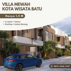 Villa Cantik Dengan Kolam Renang 2 Menit BNS Batu