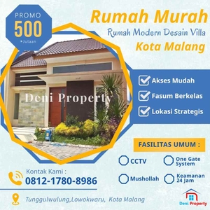 Promo Rumah Murah Di Arumba Kawasan Suhat Dekat Kampus Di Malang