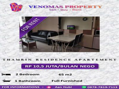 Disewakan Apartement Thamrin Residence 2 Bedrooms Fully Furnished