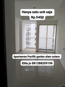 apartemen Pacifik garden samping universitas Binus alam sutera